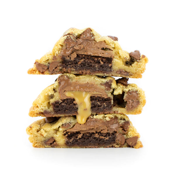 OOEY GOOEY STUFFED COOKIES <br> 1/2 DOZEN