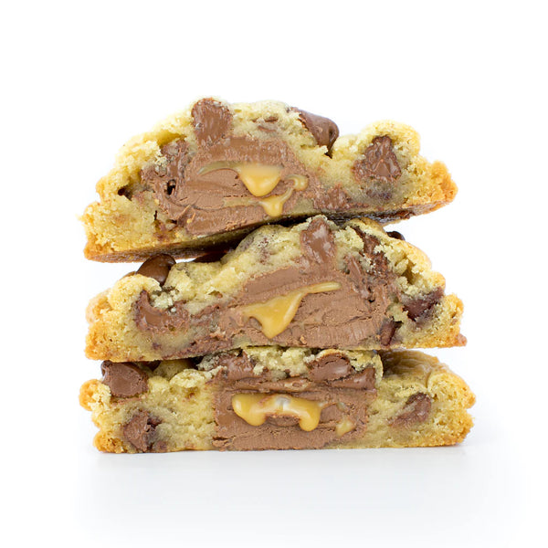 OOEY GOOEY STUFFED COOKIES <br> 1/2 DOZEN