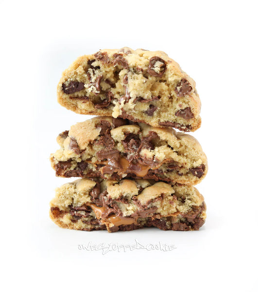OOEY GOOEY STUFFED COOKIES <br> 1/2 DOZEN