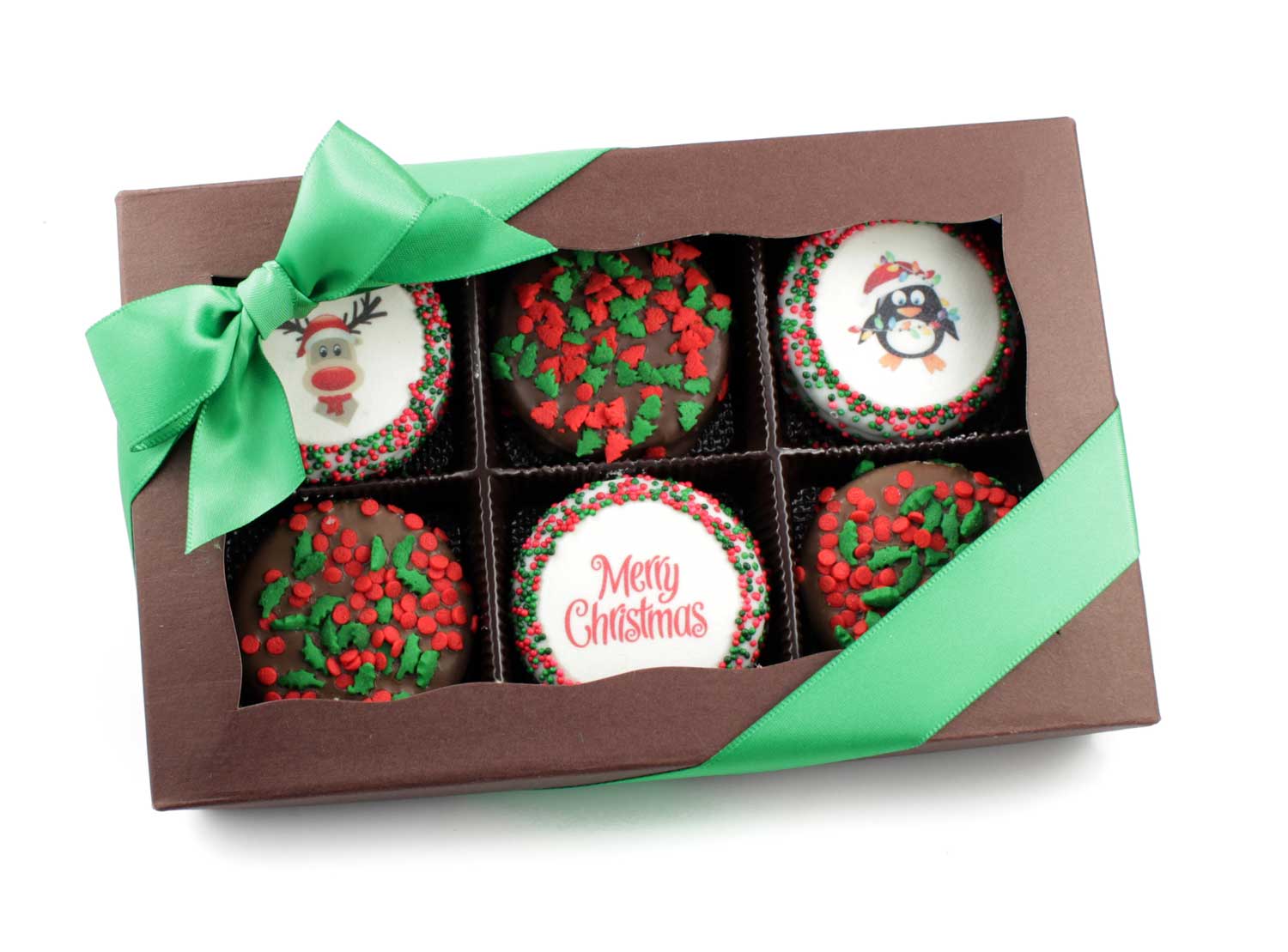 Christmas Gift Box of 6 Chocolate Oreos