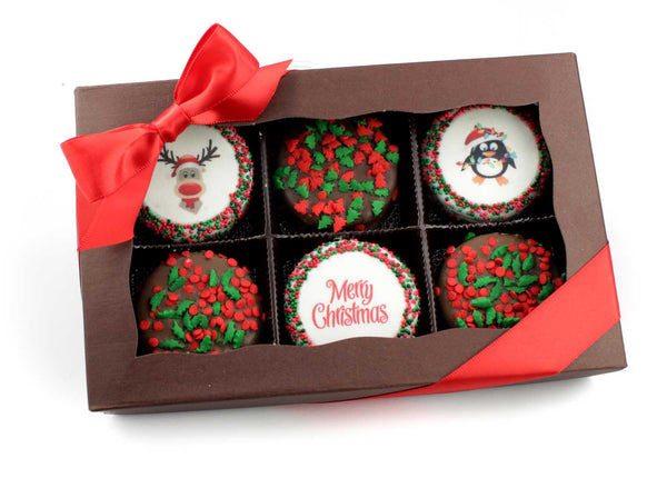 Christmas Gift Box of 6 Chocolate Oreos