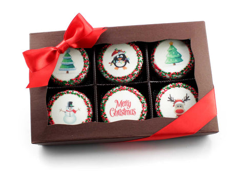 Christmas Gift Box of 6 Chocolate Oreos