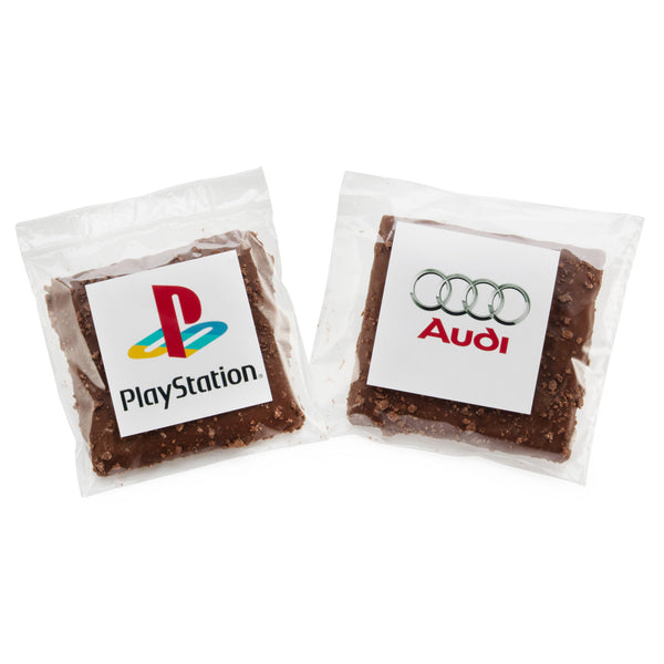 Chocolate Covered Graham Crackers with Branded Bag - 12 pcs