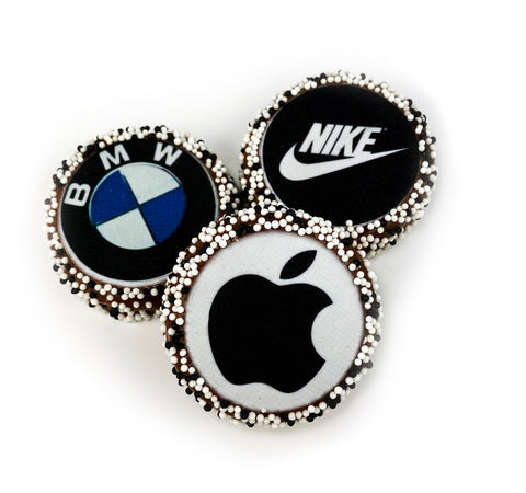 Dark / Milk Chocolate Branded Corporate Oreos - 12 pcs