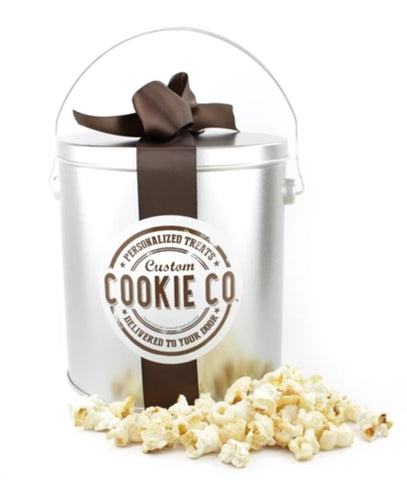 Branded 1 Gallon Tin of Popcorn