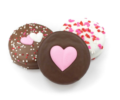 Heart Chocolate Covered Oreos - 12pcs