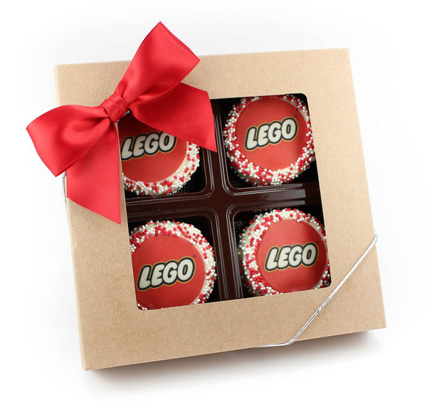 Window Gift Box of 4 Photo/Logo Oreos - 3 pcs - Cookie HQ