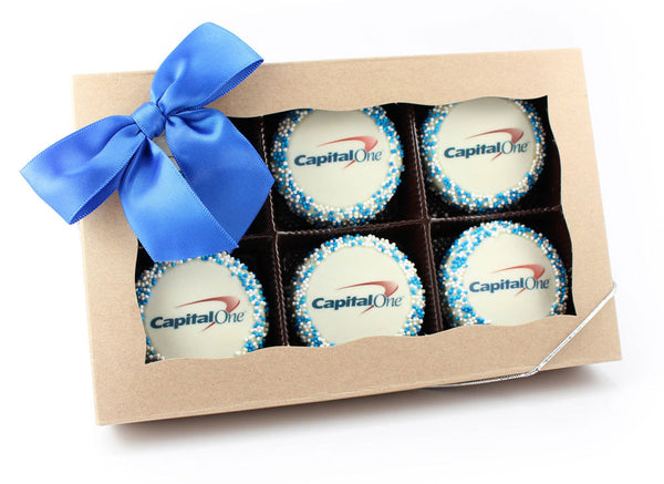 Window Box of 6 Oreo Photo/Logo Cookies - Cookie HQ