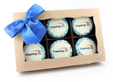 Window Box of 6 Oreo Photo/Logo Cookies - Cookie HQ