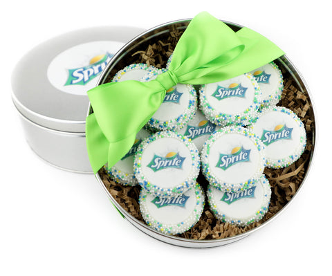 Tin of 16 Branded Logo Oreos