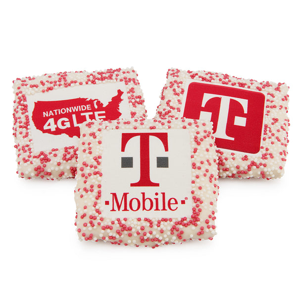 Chocolate Covered Photo/Logo Graham Crackers - 12 pcs