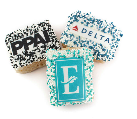 Mini Logo Rice Krispies Treats - 12 pcs - Cookie HQ