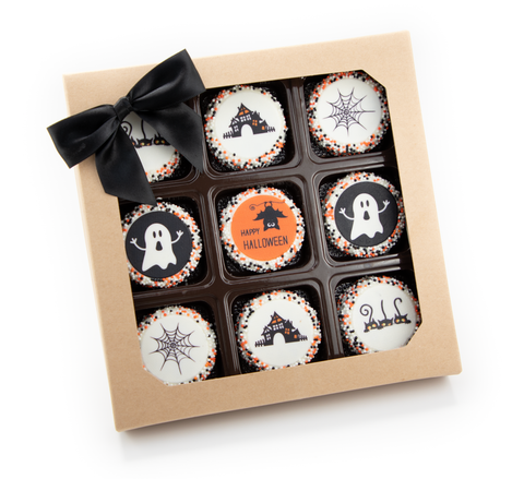 9Pc Gift Box of Halloween Chocolate Oreos