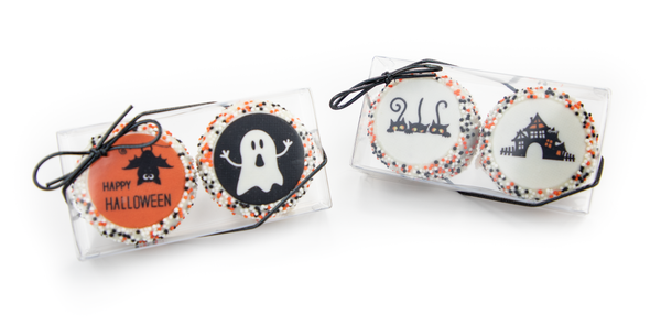 Chocolate Halloween Oreo Cookie Favors - 6 Favor Boxes