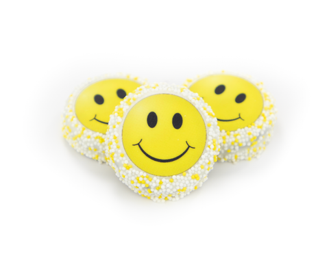 Smiley Face Chocolate Oreos - 12 pcs