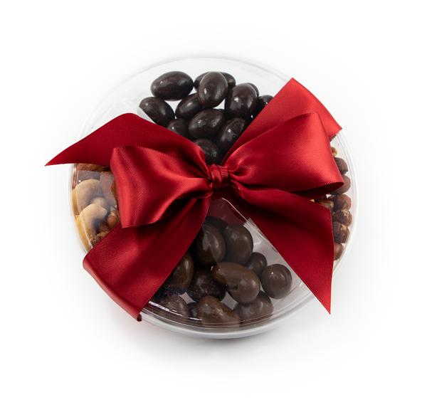 Branded Nut Mix and Chocolate Covered Cashews & Almond Gift Box