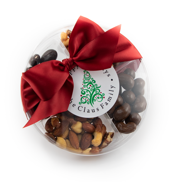 Branded Nut Mix and Chocolate Covered Cashews & Almond Gift Box