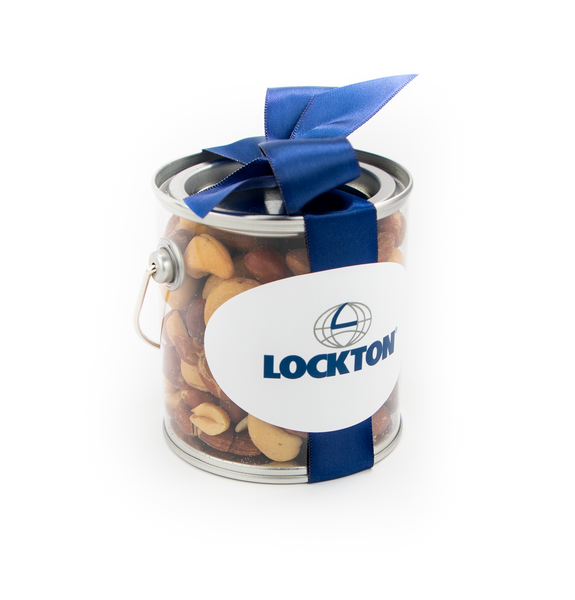 Mini Branded Paint Can with Mixed Nuts