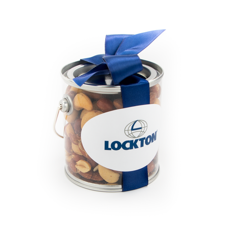 Mini Branded Paint Can with Mixed Nuts