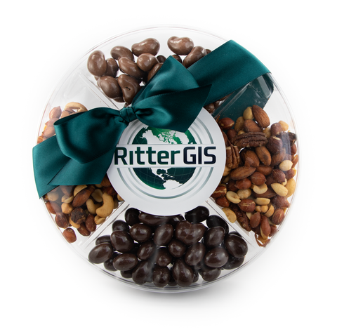 Branded Nut Mix and Chocolate Covered Cashews & Almond Gift Box