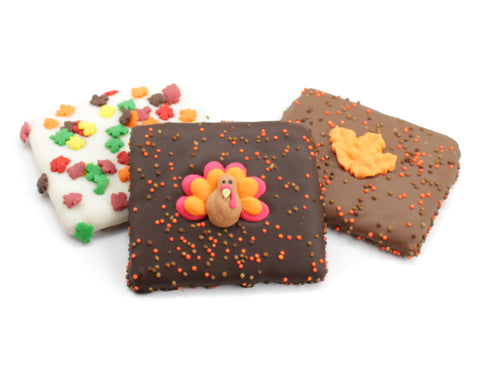 Thanksgiving Chocolate Grahams- 12 pcs