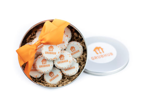 Tin of 16 Grubhub Branded Oreos